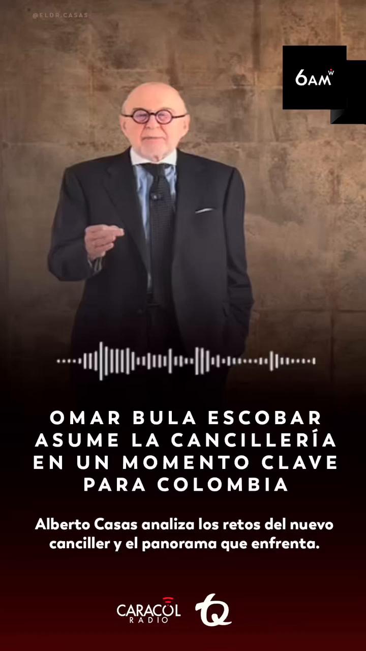 Omar Bula Escobar llega como nuevo canciller a una Cancillería en crisis