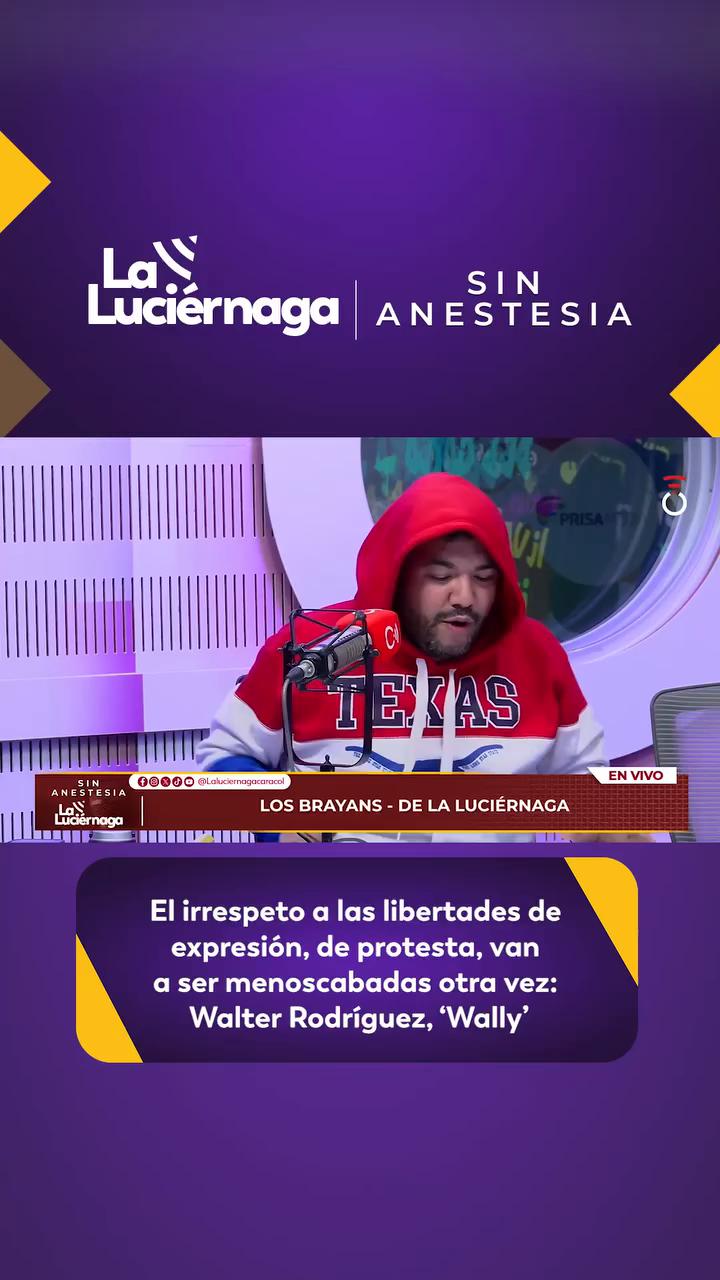 Wally Ospina improvisa rap sobre desobediencia civil y protestas en el Congreso
