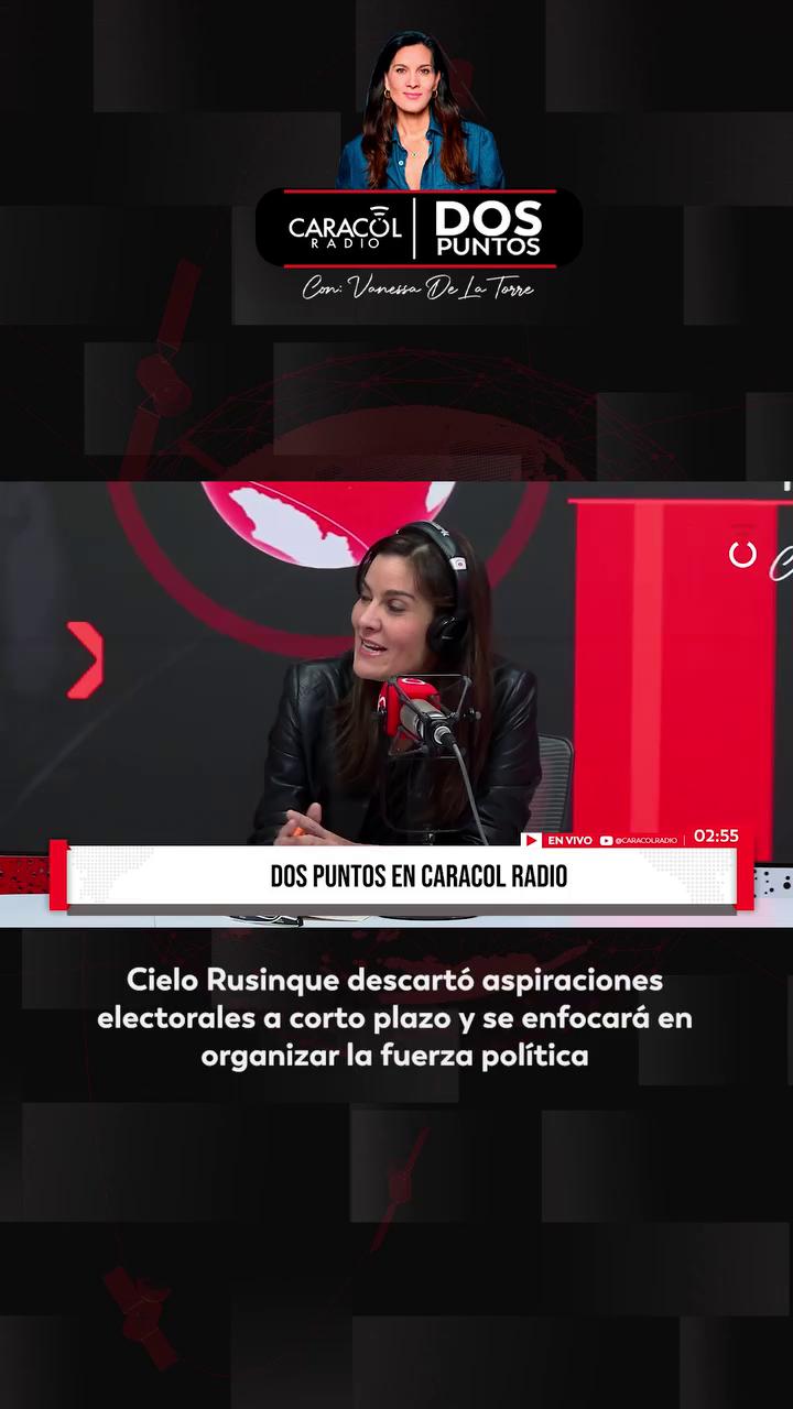 #DosPuntos | En entrevista con Vanessa de la Torre, la superintendente de Industria y Comercio, Cielo Rusinque, dio detalles de su futuro tras la finalización del Gobierno de Gustavo Petro.