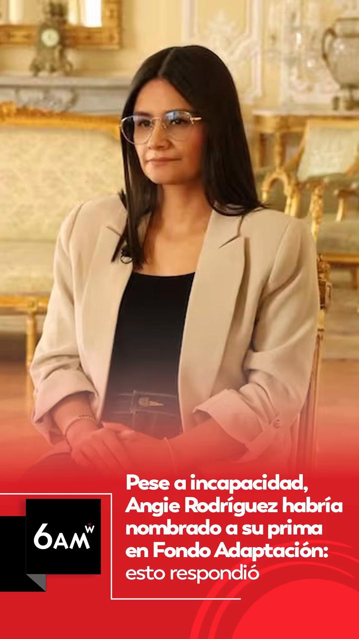 Angie Rodríguez niega ser prima de Hapsley Fajardo contratada en el Fondo de Adaptación
