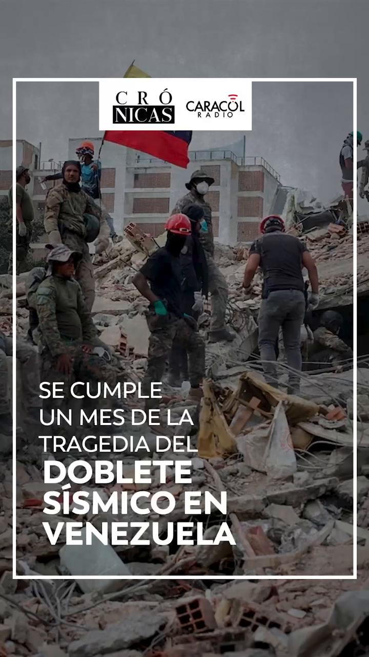 Dos terremotos de 7.2 y 7.5 devastan Venezuela y dejan miles de muertos