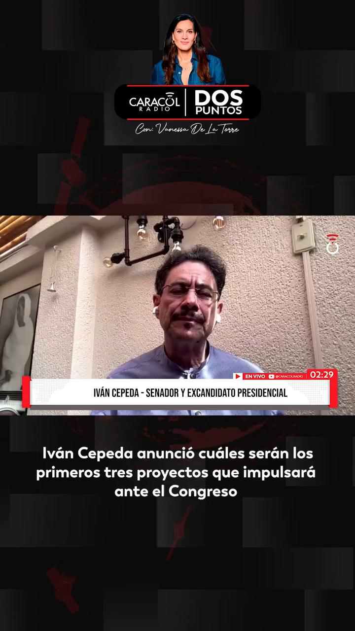 Senador con 20 años de experiencia presentará tres proyectos en el Congreso