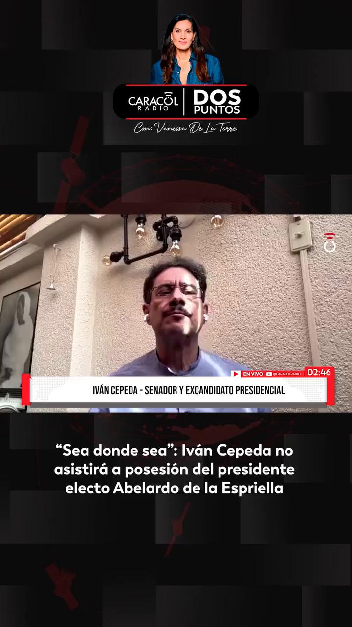 Cepeda rechaza asistir a posesión de Abelardo de la Espriella por ilegitimidad