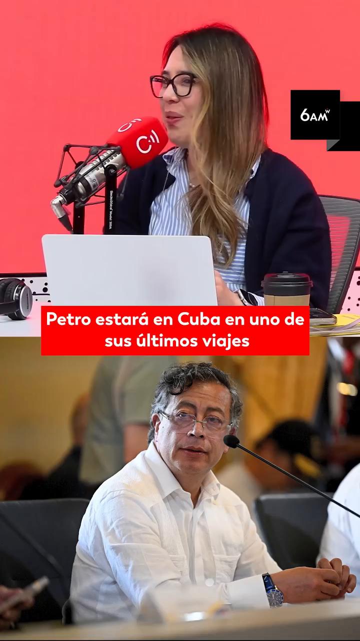 Gustavo Petro viajará mañana a Cuba para reunirse con Díaz-Canel