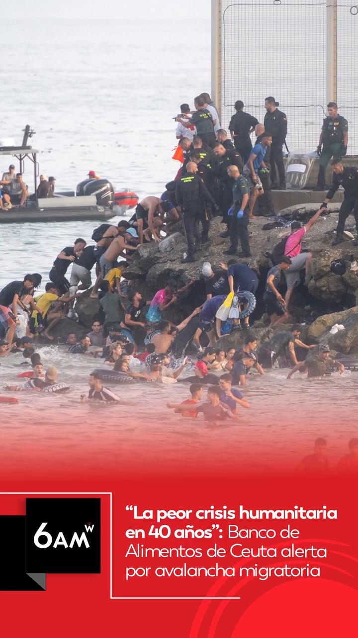 Ceuta vive la peor crisis humanitaria en 40 años por avalancha de personas