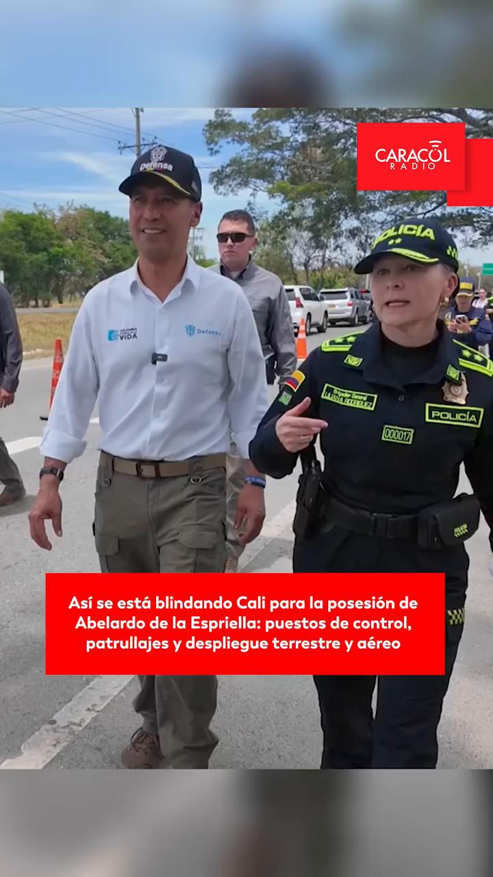 Fuerza Pública despliega más de 11.000 hombres en Cali para la posesión presidencial