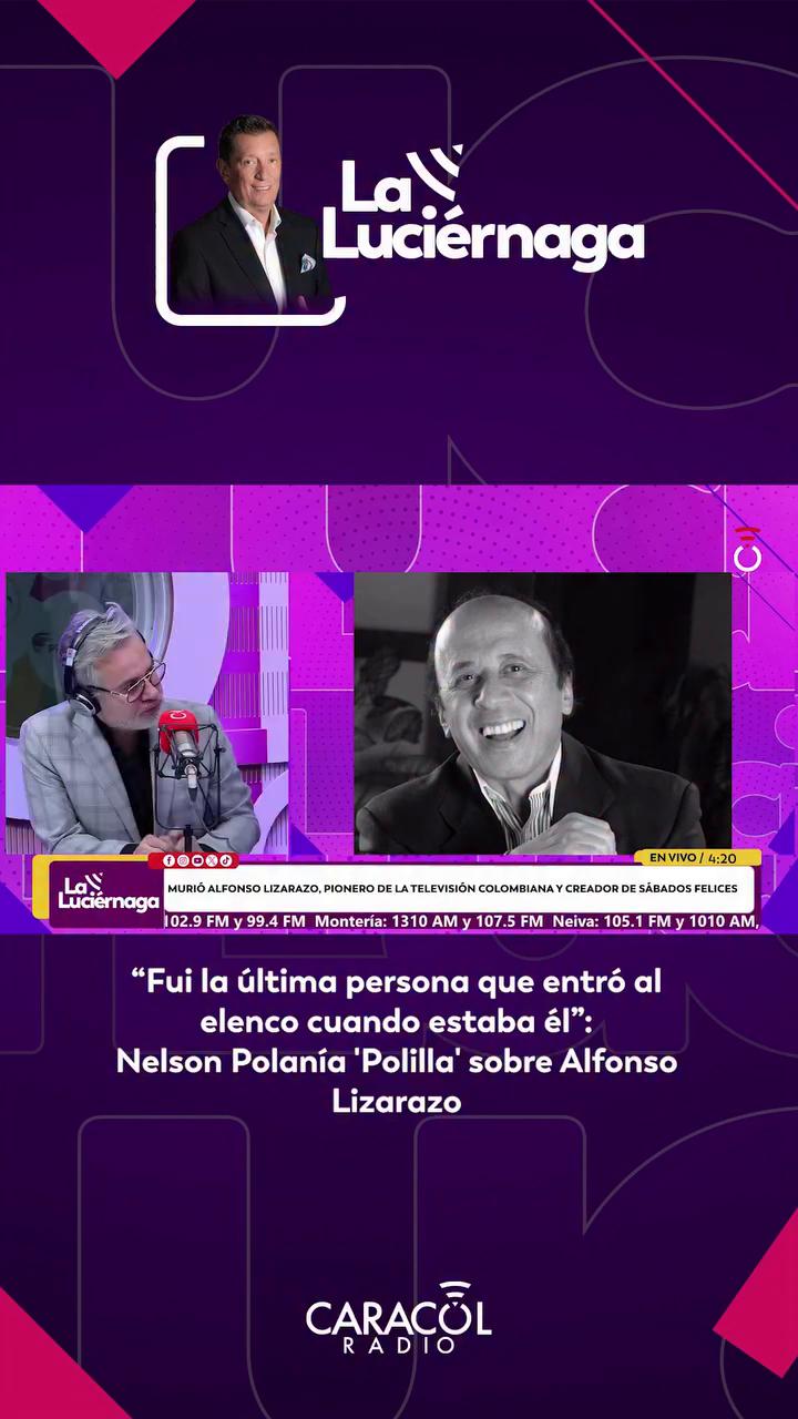 Alfonso Lizarazo dejó Sábado Felices en julio de 1998 para ser senador