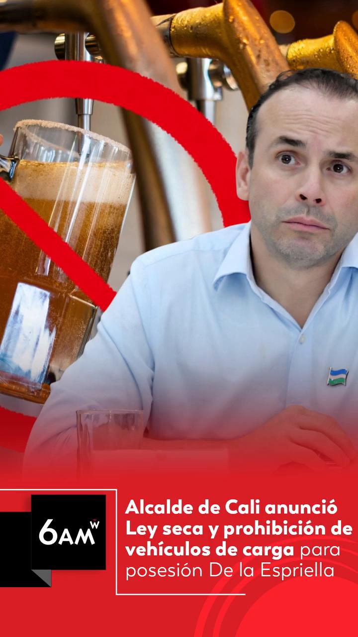 #6AMW | El alcalde de Cali, Alejandro Eder, confirmó en 6AM W de Caracol Radio el paquete de medidas que implementará la administración para garantizar la seguridad durante la posesión del presidente electo, Abelardo de la Espriella, el próximo 7 de agosto.