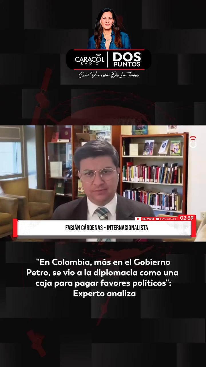 Cárdenas exige profesionalizar la diplomacia y acabar con favores políticos