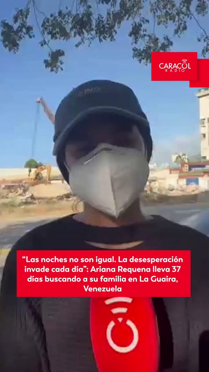 Familia busca a madre y hermano entre escombros de edificio incendiado