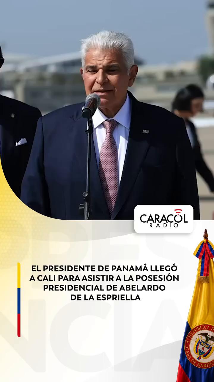 Panamá felicita a Colombia por la asunción del presidente Abelardo de Espriella