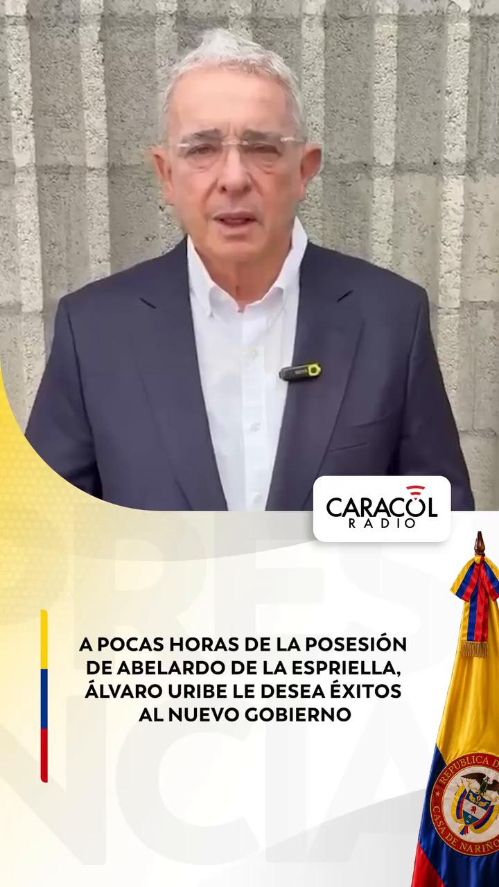 Abelardo de la Espriella pide a Dios éxito y paz para el nuevo gobierno