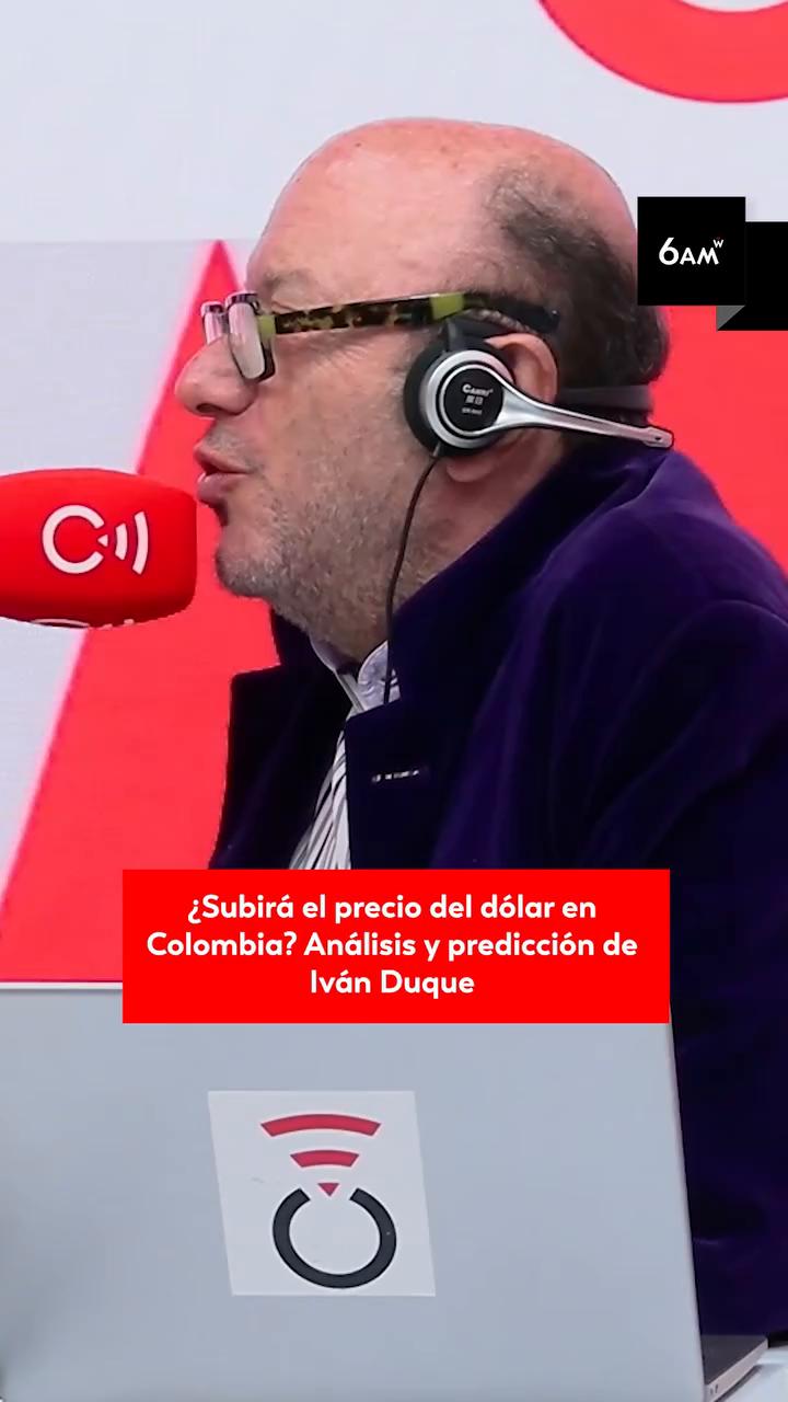 #6AMW | Luego de una caída constante del precio del dólar durante gran parte del 2026, Iván Duque, expresidente de Colombia, explicó que ese fenómeno es global y se debe a varios factores, aunque espera un repunte para finales de año.