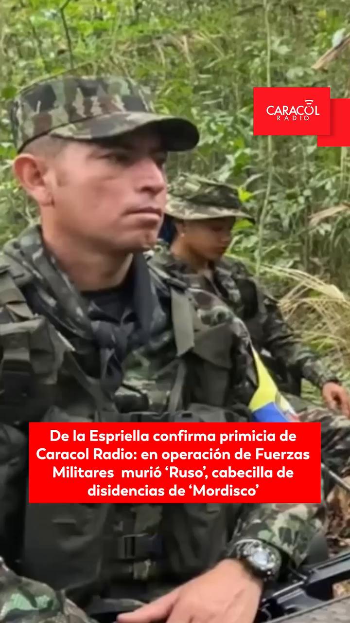 Fuerzas Militares eliminan a alias El Ruso, líder de disidencias FARC en el Meta