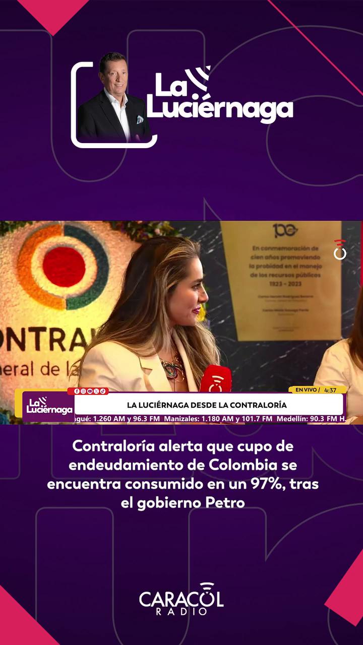 Deuda al 97% del cupo: Contraloría alerta por cierre presupuestal del gobierno anterior