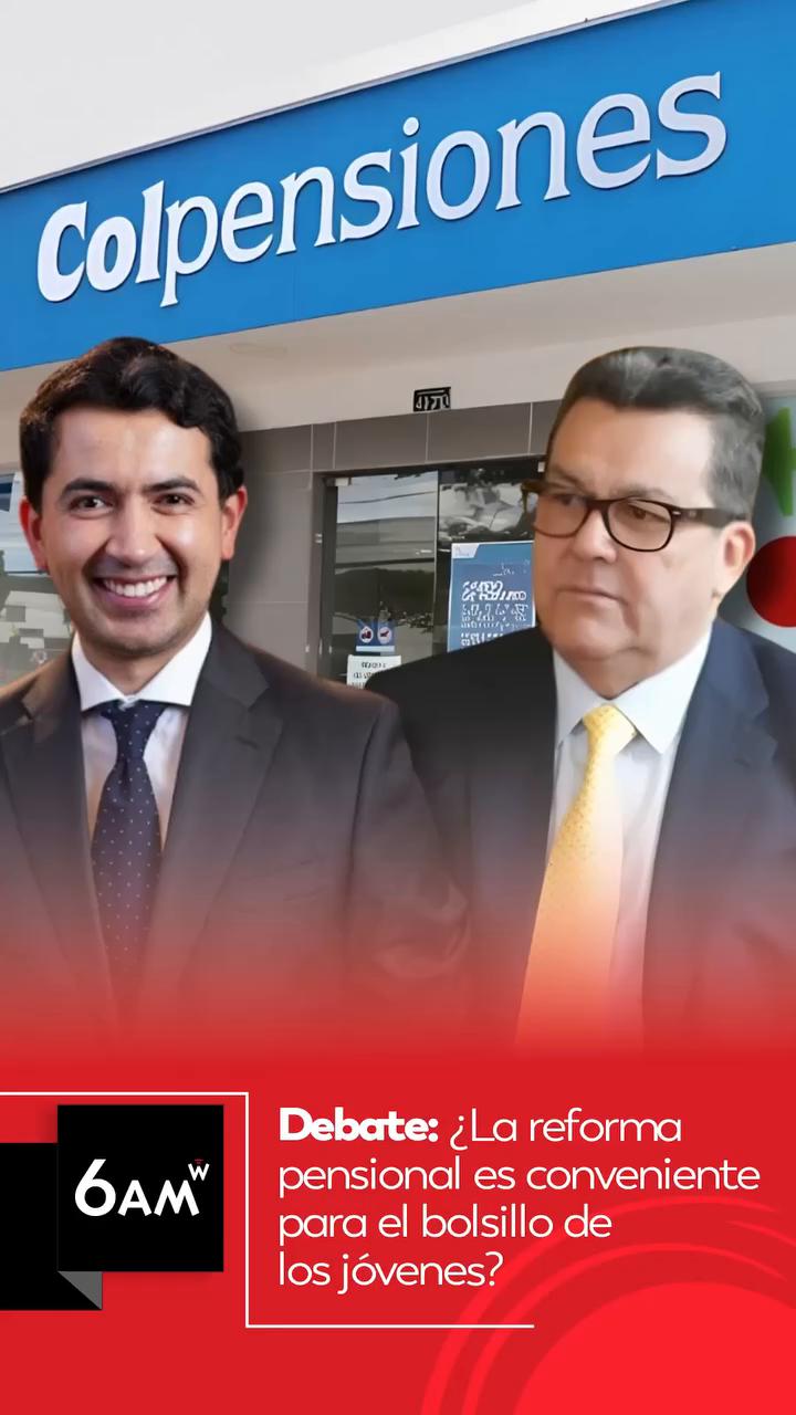 #6AMW | En 6AM W, el representante a la Cámara Daniel Briceño explicó por qué considera que la reforma pensional no conviene al futuro del bolsillo de los jóvenes.