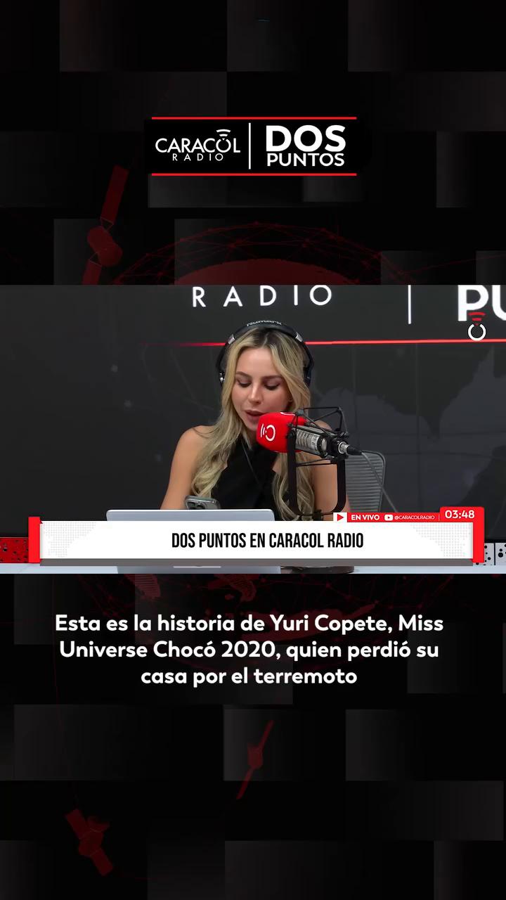 Yuri Copete relata la angustia de 12 horas sin saber de su familia tras el sismo en Chocó