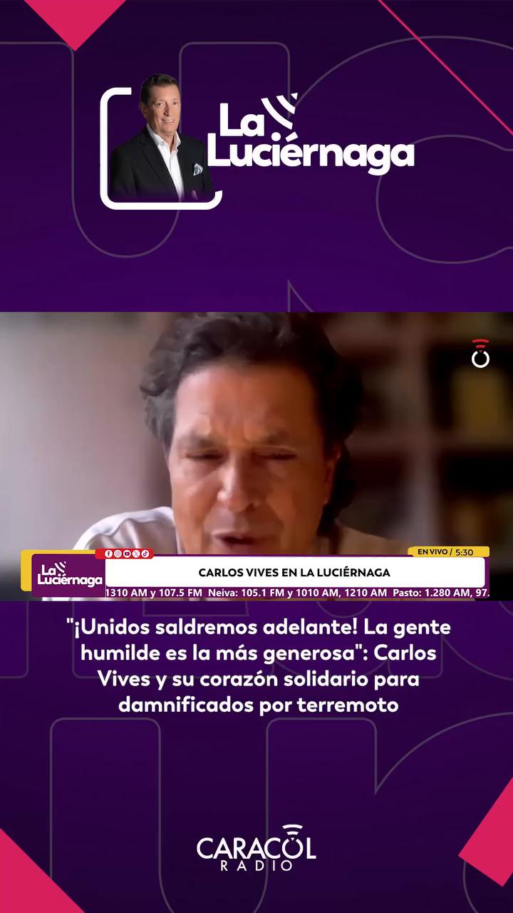 Gabriel resalta la generosidad de los humildes en la crisis de Colombia