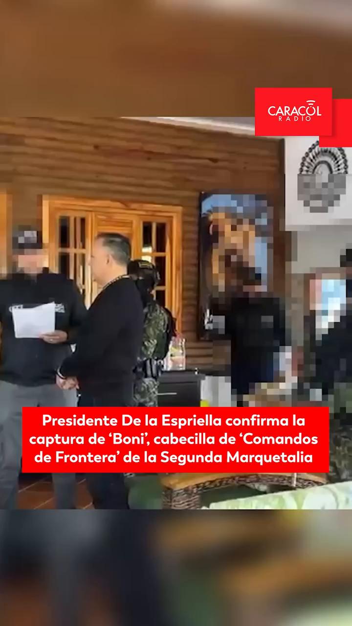 Abelardo de las Priella anuncia captura de alias Boni en zona rural del Meta