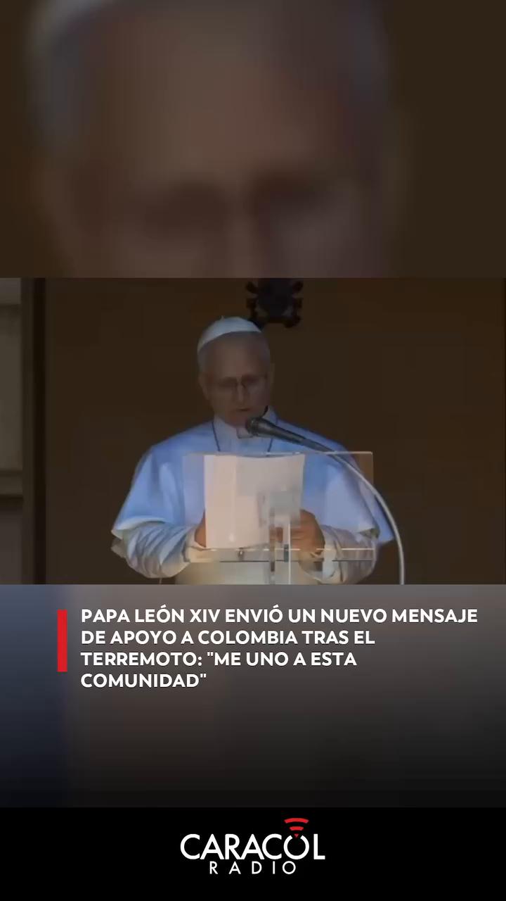 Il Papa continua a pregare per le popolazioni colombiane colpite dal terremoto