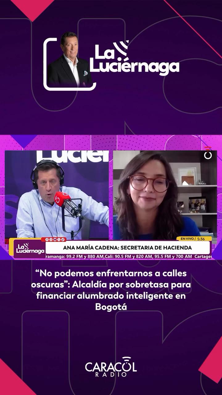 Bogotá propone sobretasa en predial para transformar iluminación y seguridad urbana
