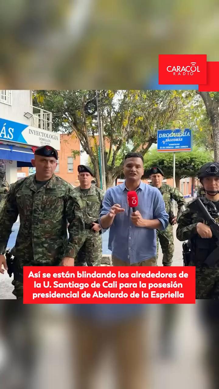 GAULA Militar y Policía activan anillos de seguridad para la posesión en Cali