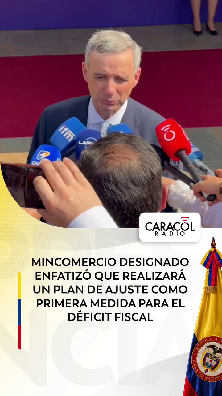 Ministro de Hacienda prioriza plan de ajuste fiscal como primera medida