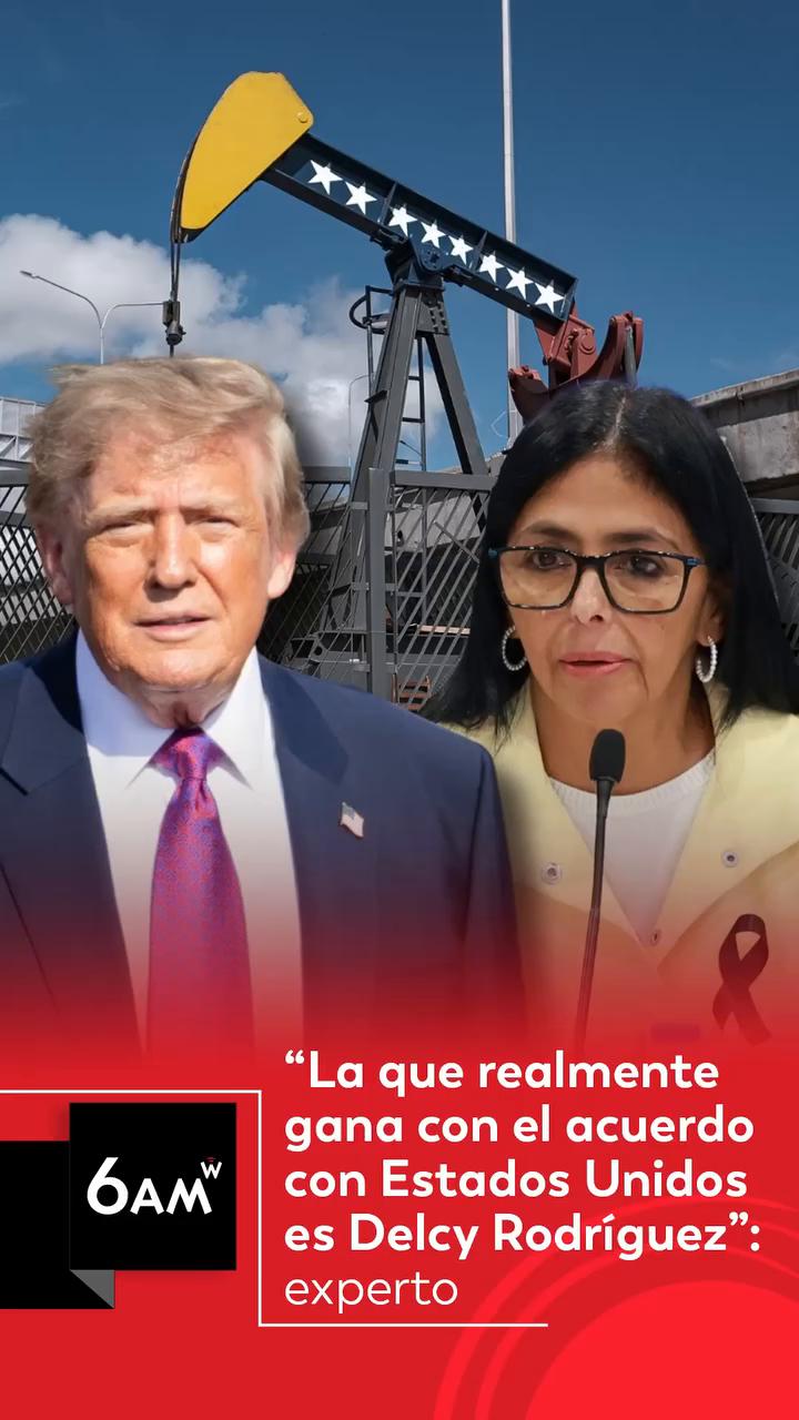 Trump abandona el libre mercado petrolero y favorece a Delcy Rodríguez en Venezuela