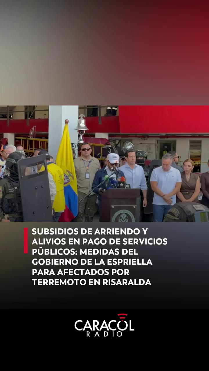 Gobierno ordena alivio en servicios públicos por tres meses en Risaralda