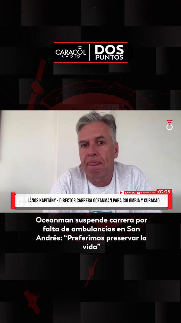 Director Llanos explica la falla de la ambulancia en la competencia de San Andrés