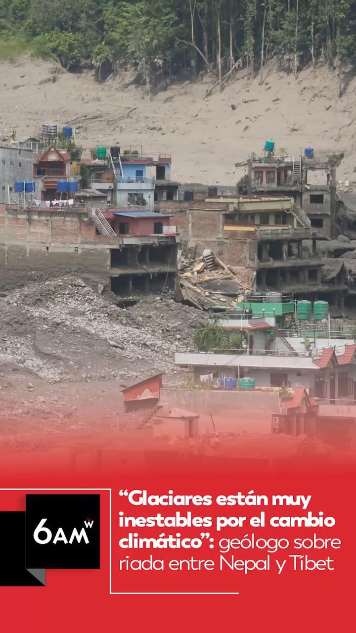 Cambio climático desestabiliza glaciares y genera tsunamis de hielo en Himalaya