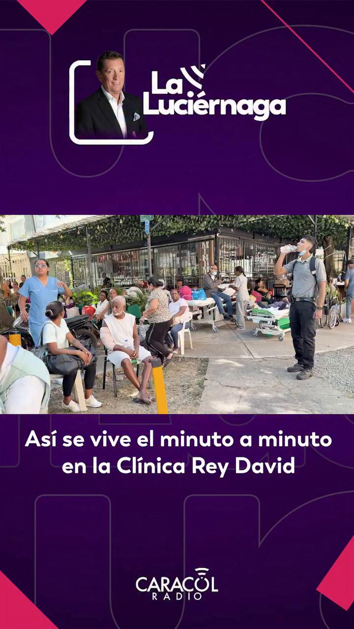 Israel Levites lleva cuatro días esperando sus papeles en la Clínica Rey David