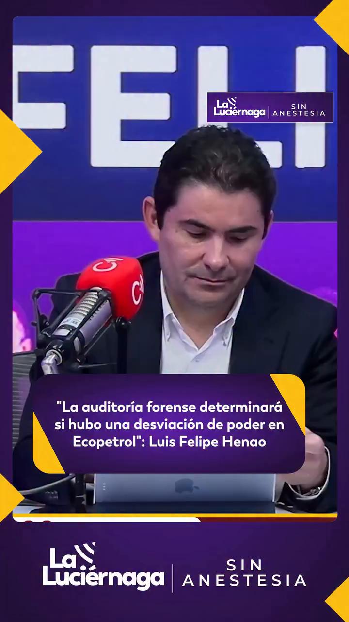 Luis Felipe Henao descarta influencia de Verónica Alcocer en Ecopetrol