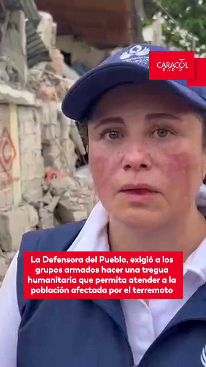 Iris Marín alerta por subregistro y falta de ayudas tras el sismo en Chocó