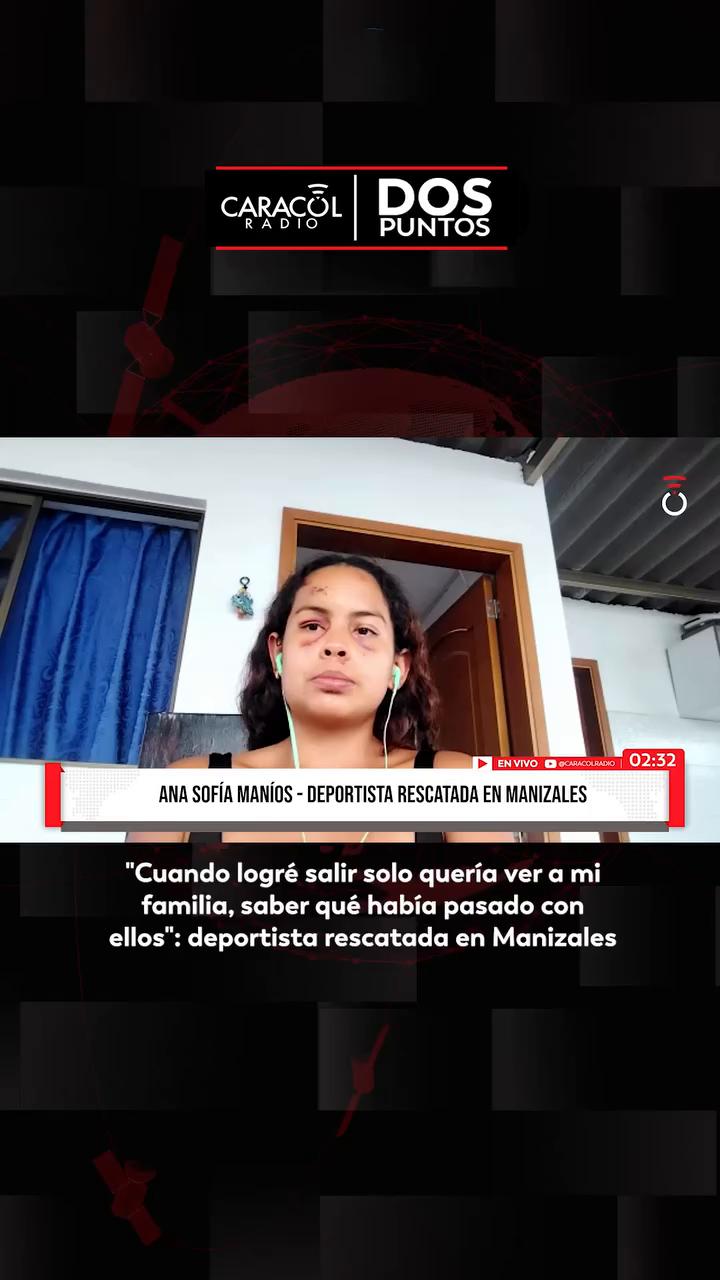 Ana Sofía atribuye al deporte su calma durante cuatro horas de rescate