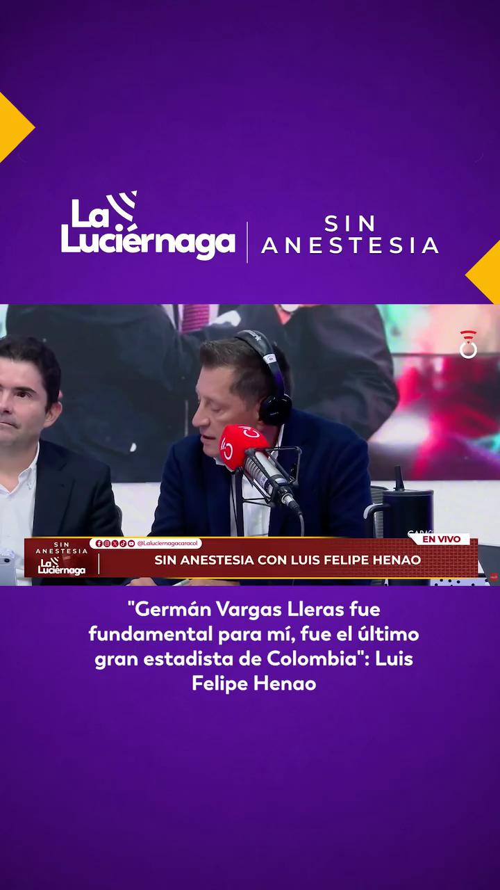 Luis Felipe: Vargas Lleras fue el último gran estadista que tuvo Colombia