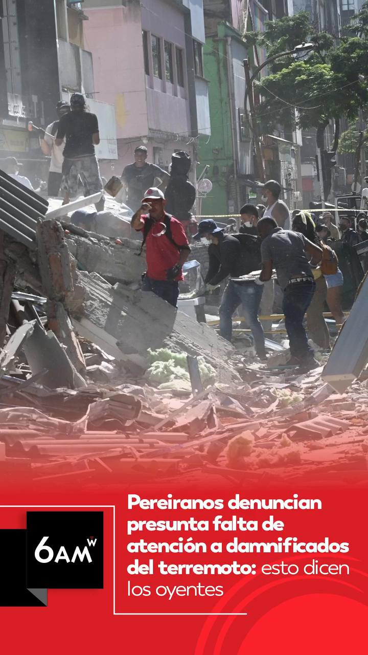 Pereira en ruinas: oyentes acusan al alcalde de mentir sobre la ayuda