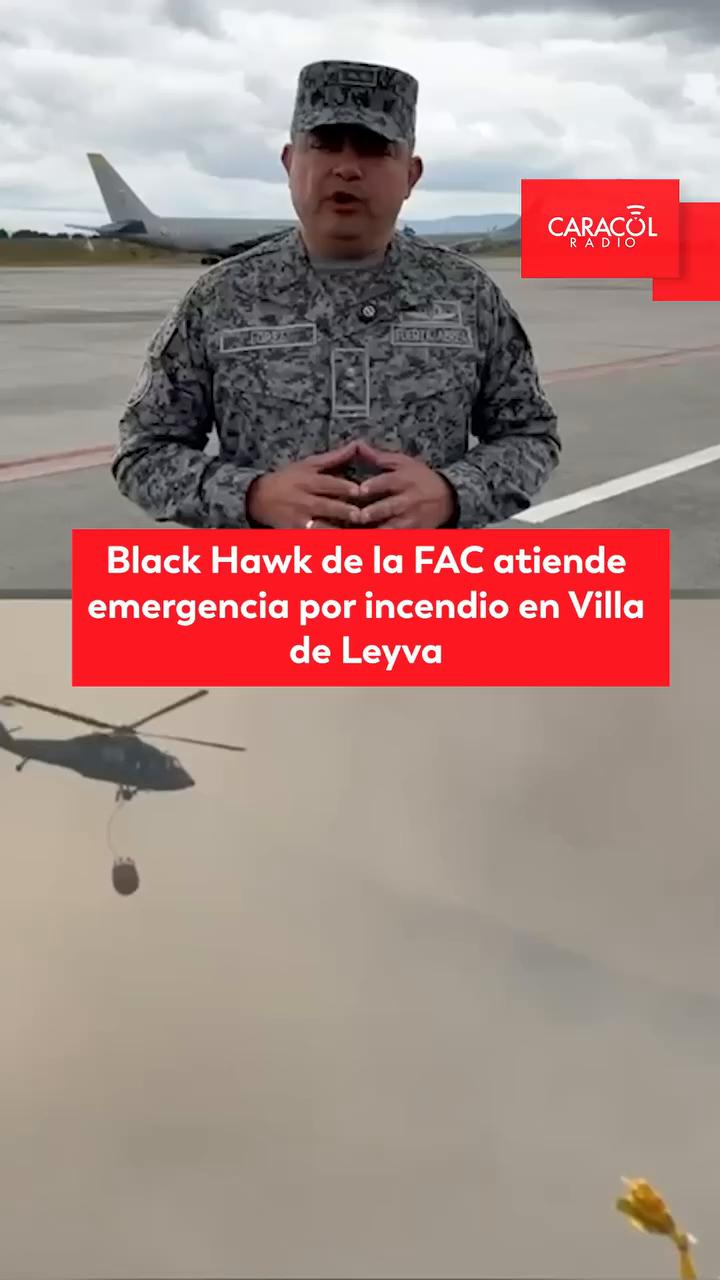 Fuerza Aérea reporta 19 descargas de agua para combatir incendio