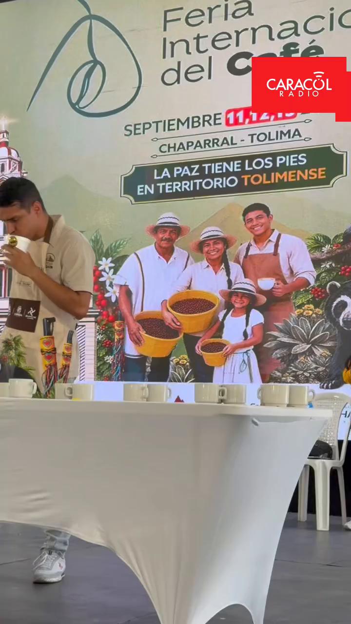 La Feria Internacional del Café en Chaparral impulsa la recuperación del Tolima tras los incendios