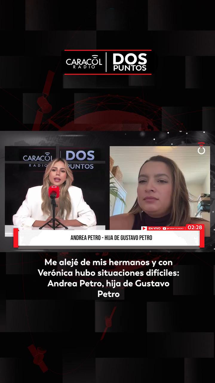 Hija de Petro revela distanciamiento con hermanos y Verónica Alcocer