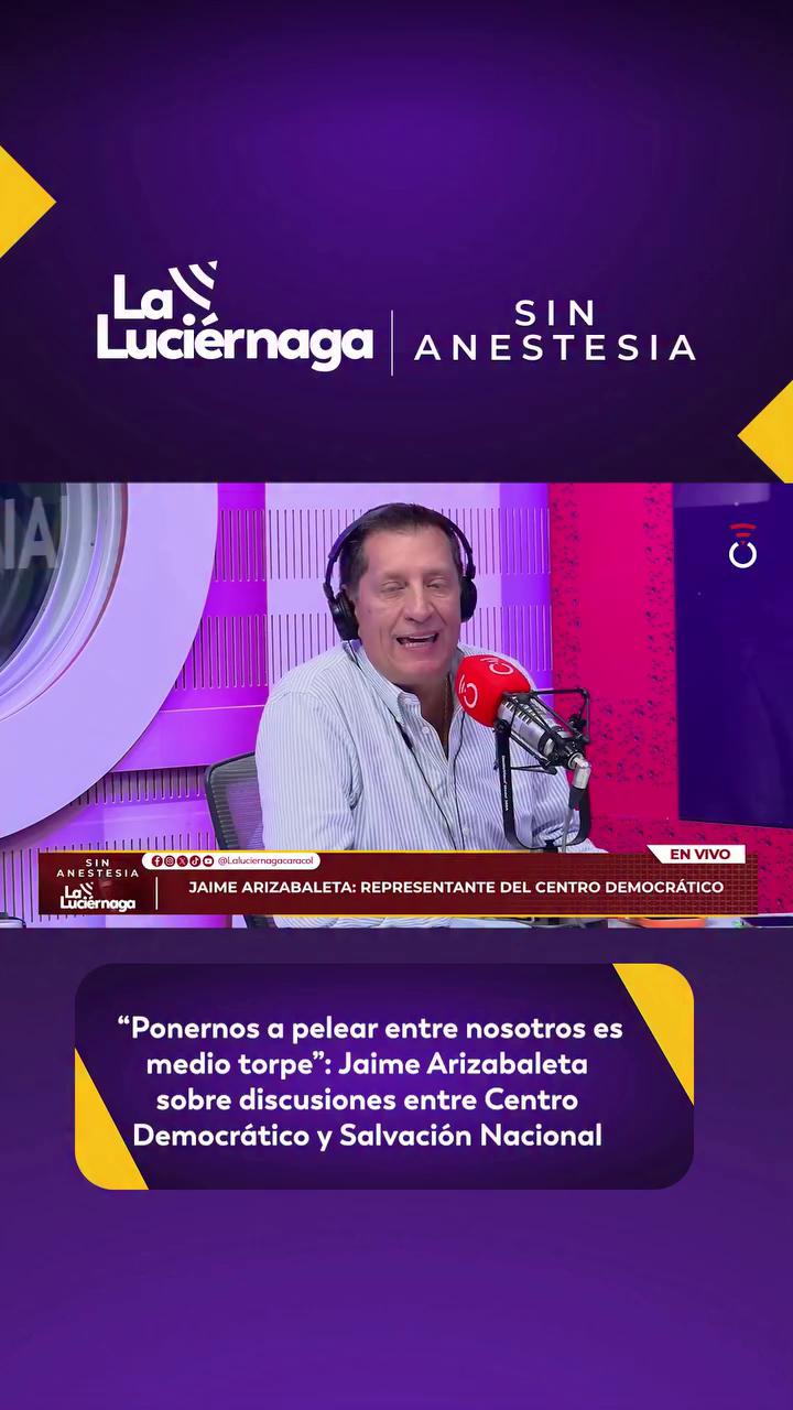 Jaime defiende unidad en Centro Democrático y rechaza divisiones con Uribe