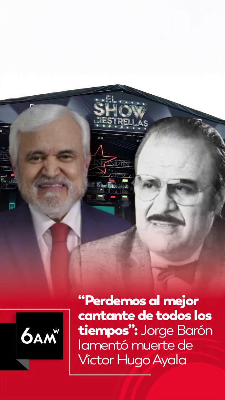 Jorge Barón lamenta la muerte de Víctor Hugo Ayala, ícono de la música colombiana