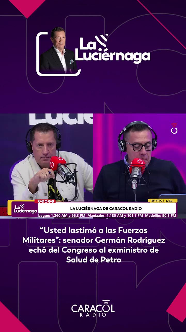 Senador Germán Rodríguez expulsa a exministro Jaramillo de ceremonia policial en el Congreso