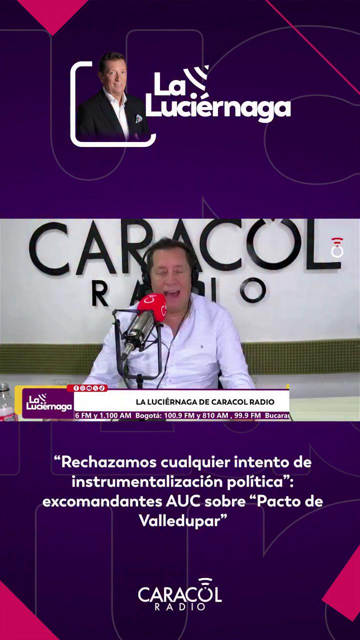 #LaLuciérnaga | “Rechazamos cualquier intento de instrumentalizar políticamente este proceso”, así se pronunciaron excomandantes paramilitares sobre el fallido ‘Pacto de Valledupar’ y afirman que el único documento que reconocen es el firmado y leído oficialmente al término de las reuniones llevadas a cabo en octubre de 2025.