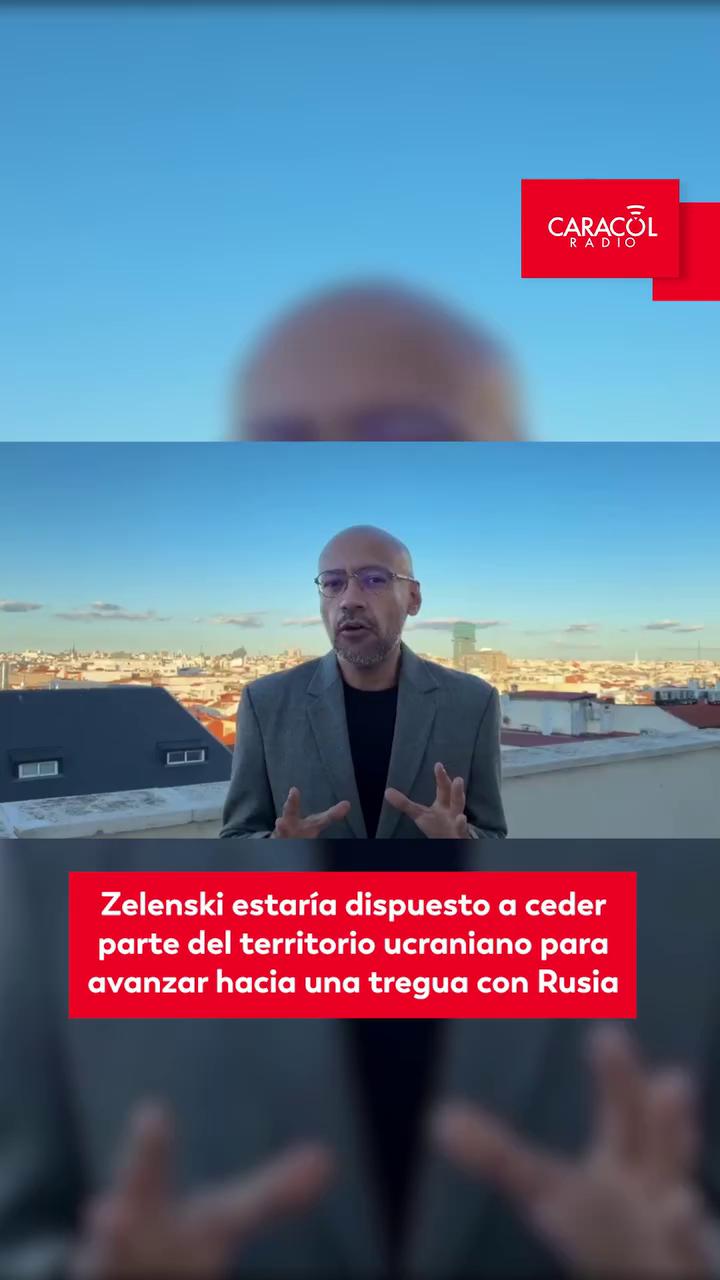 Ucrania acepta ceder territorio para avanzar hacia un diálogo de paz con Rusia
