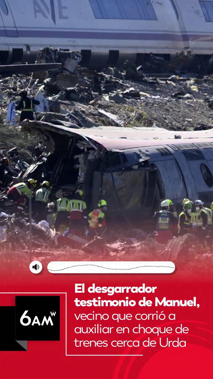 Un vecino de Urda corrió a socorrer heridos en la colisión de dos trenes