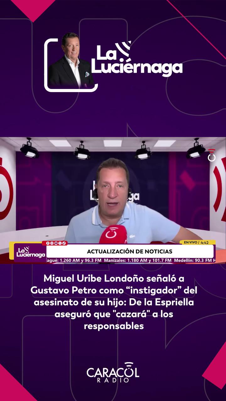 Abelardo de la Estrella señala crimen de Estado en magnicidio de Miguel Uribe Turbay