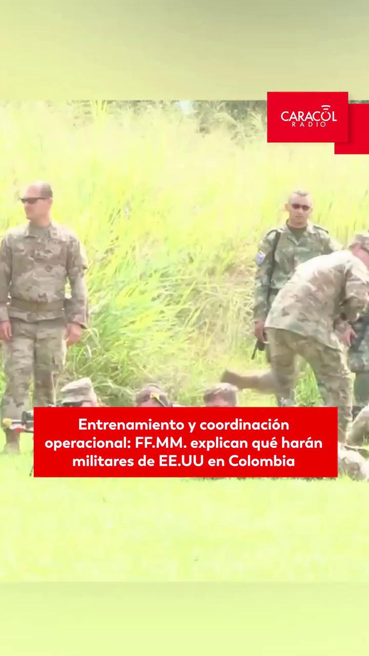 Más de 300 soldados de EE.UU. llegan este martes a Colombia para ejercicios militares