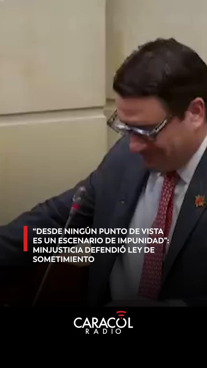 #EnRedes | “Desde ningún punto de vista es un escenario de impunidad”: el ministro de Justicia, Iván Cancino, defendió el proyecto de ley de sometimiento ante las comisiones primeras.