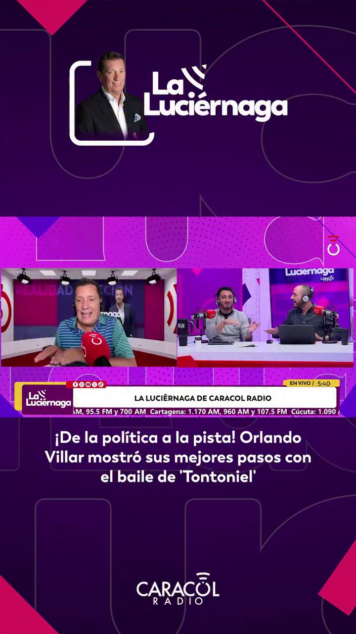 Orlando Villar baila por cuarta vez y rompe la seriedad informativa